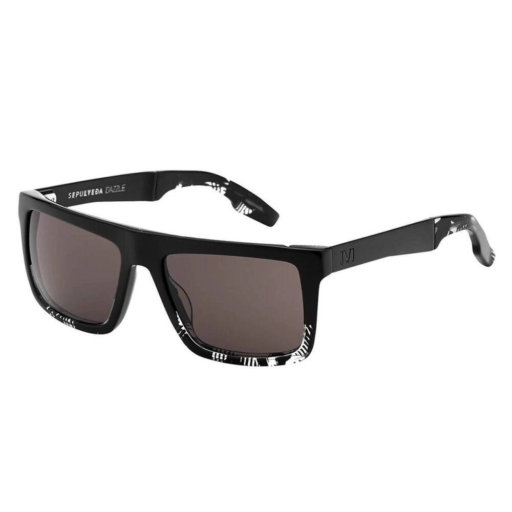 NEW IVI VISION unisex sepulveda sunglasses in dazzle - brushed black
